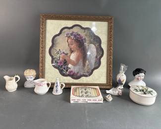 Lot 386 - Laurie Hein Art, Princess House, & Porcelain Items