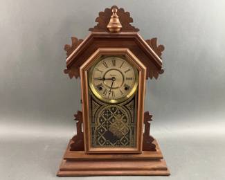 Lot 415 - Antique Ingraham T&S Kitchen Clock