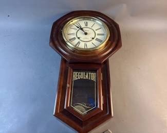 Lot 456 - Waltham 31 Day School House Clock