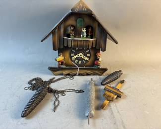Lot 454 - 3wt 1 Day Music Cuckoo Clock