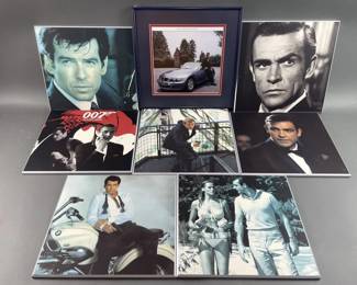 Lot 377 - James Bond Hanging Plaques & More