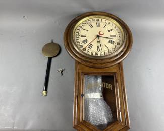 Lot 412 - Antique Waterbury T/O W/Calhnd