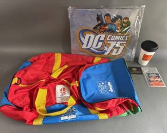 Lot 396 - Albertville 92 Olympic Gym Bag, DC Sign, & More