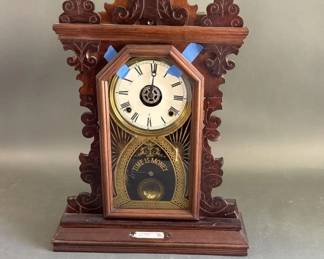 Lot 422 - Sessions Antique T&S Mantle Clock: Read Bio