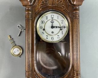 Lot 420 - Howard Miller Westminster Chime Wall Clock