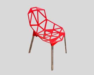 Red Italian Magis Chair One contemporary chair