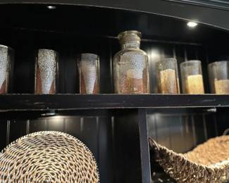Baskets and jars