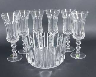 Orrefors And Waterford Crystal Tableware