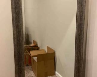 Large Framed Wall Mirror