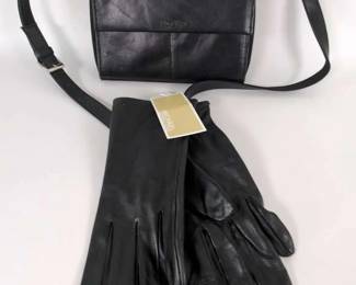 Michael Kors Leather Gloves And 9 West Purse