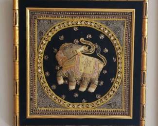 Thai Handcrafted Embroidered Tapestry