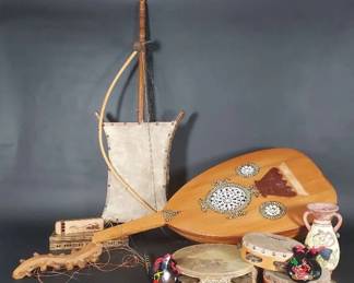 Musical Instruments Featuring Middle Eastern Oud