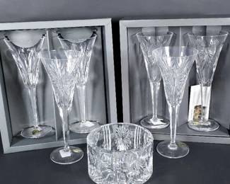 Millennium Collection Waterford Champaign Flutes