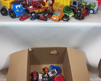 Large Toy Vehicles Plus Extras