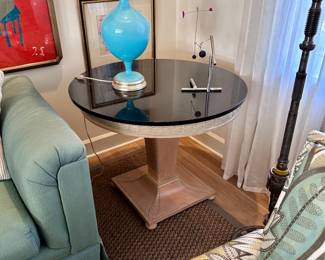 Charles Pollock for William Switzer round side tables. A pair.