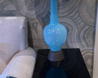 Murano lamps and art & crafts tables - pairs