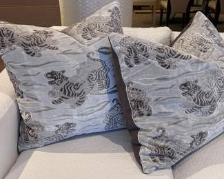 Clarence House pillows.