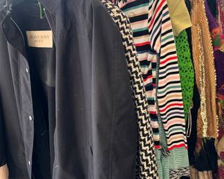 Designer clothes.