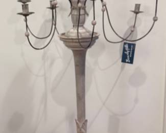 Gustavian Swedish floor candelabra.
