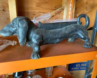 Dachshund iron boot scrape