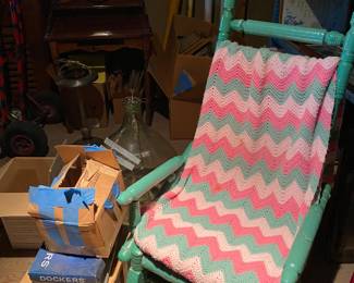 Painted platform rocker