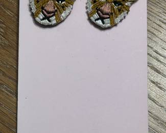 Mignon Gavigan tiger earrings 