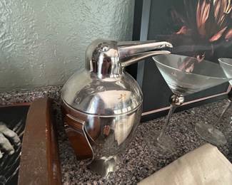 stainless penguin shaker