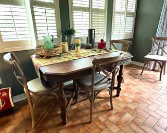 table and 6 chairs sold separately