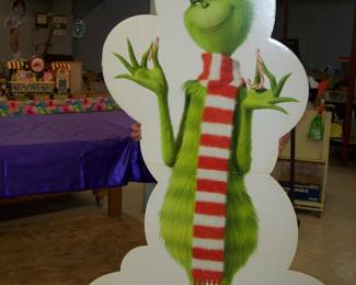 Grinch Cardboard Cutout