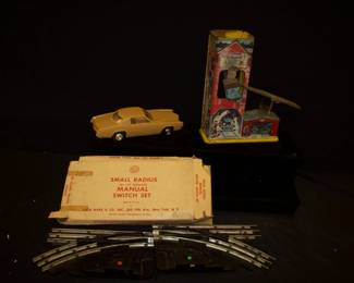 Model Car       Tin Toy       Train Track