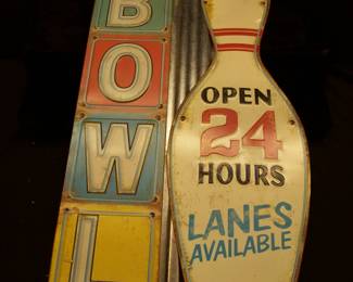 Bowling Sign