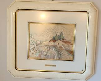 Italian silver relief Renzo Romagnoli
