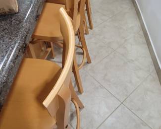 Wood stools, 6 available