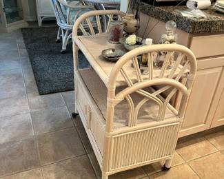 Golden Girls Dining room set comes with this side tray rolling table, 4 chairs, table and a matching China cabinet
