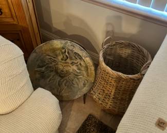 pottery and basket