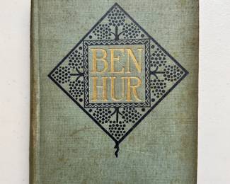 Ben Hur: A Tale Of The Christ by Lew Wallace, hardcover, 1908 Wallace Memorial Edition, Harper Brothers