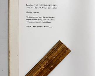 Inside page of Motels, Hotels, Restaurants and Bars: An Architectural Record Book, 1953 hardcover, published by F. W. Dodge Corporation