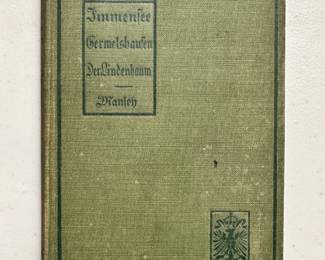 Immenfee Lake German Classics by Edward Manley 1909 hardcover, Scott, Foresman and Company publishers