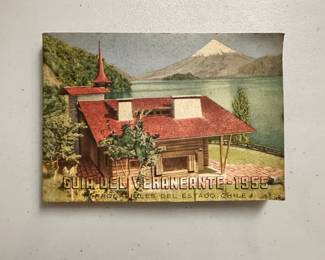 Guia Del Veraneante 1955 Ferrocarriles del Estado Chile