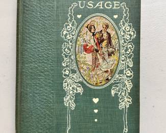 Correct Social Usage: A Course of Instruction in Good Form, Style and Deportment: Vol 1 and 2 by Eighteen Distinguished Authors, Twelfth Revised Edition, hardcovers, 1909, The New York Society of Self Culture