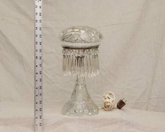 Antique American Brilliant Cut Glass lamp