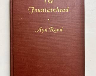 The Fountainhead by Ayn Rand, hardcover, 1943, Bobbs Merril, The Blakiston Company