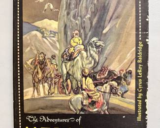 The Adventures of Marco Polo, edited for the modern reader by Richard J. Walsh, illustrated by Cyrus LeRoy Baldridge; 1948 hardcover with dust jacket, The John Day Company publishers