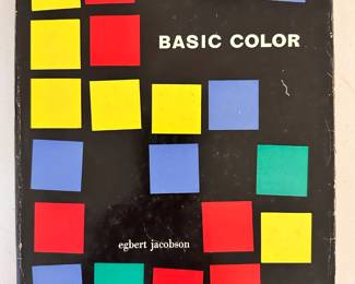 Basic Color: An Interpretation of the Oswald Color System by Egbert Jacobson, first edition, hardcover with dust jacket, 1948, published by Paul Theobald, Chicago