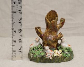An early Staffordshire Pearlware 3 Sheep Spill Vase circa 1845