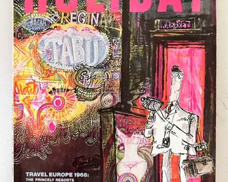 Holiday Magazine Travel Europe 1968, magazine