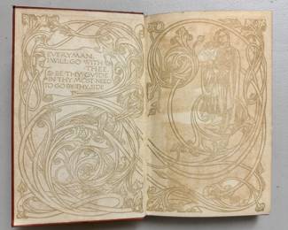 Inside page of Confessions of an English Opium Eater by Thomas De Quincey, hardcover, 1910, J. M. Dent & Sons Ltd / E. P. Dutton & Co