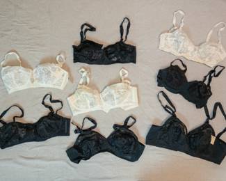 Vintage women's brassieres, bras, lingerie