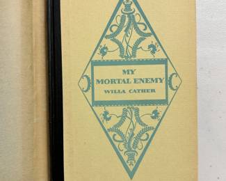 Another view of My Mortal Enemy, by Willa Cather, first edition, 1926, hardcover with slipcase, published by Alfred A. Knopf, New York 