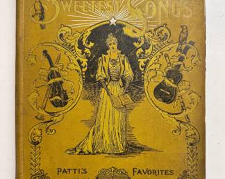 The World's Sweetest Songs Patti's Favorites, hardcover, 1894, Professor D. H. Morrison, Musical Editor, American Educational League, published by Hubbard Publishing Co.